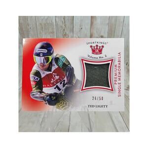 2021 Sportkings Volume 2 Single Memorabilia Red 26/50 Ted Ligety #SM-TL